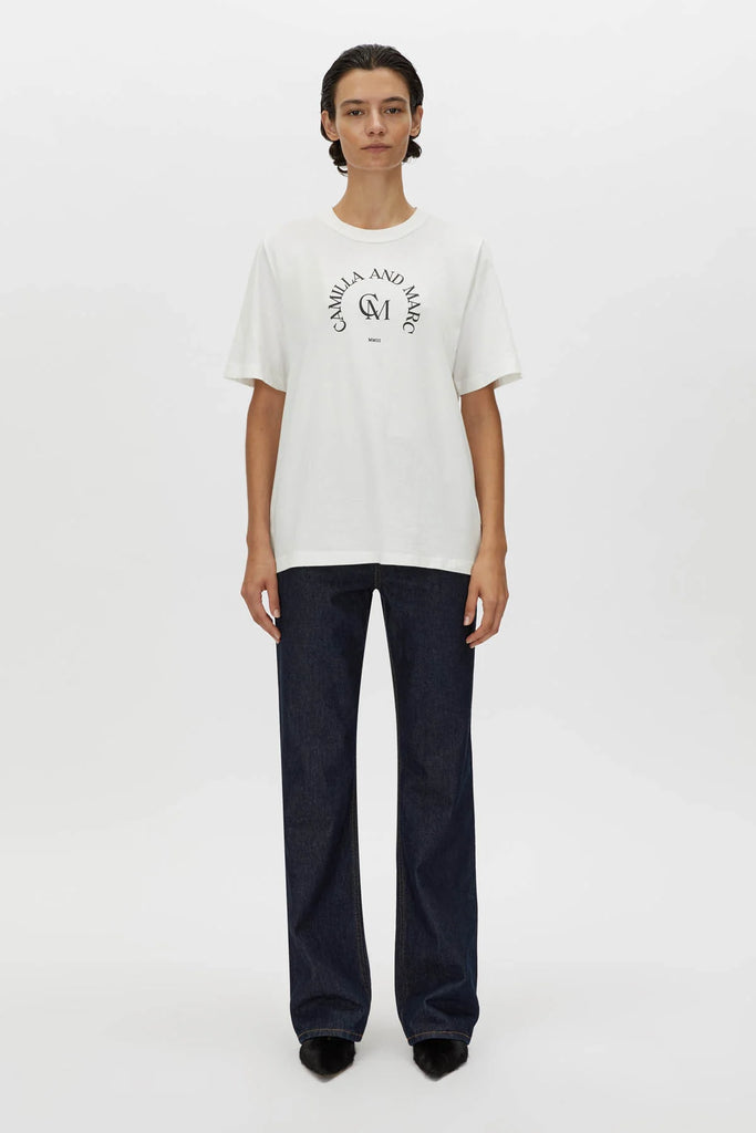 Karine Graphic Tee (Soft White)