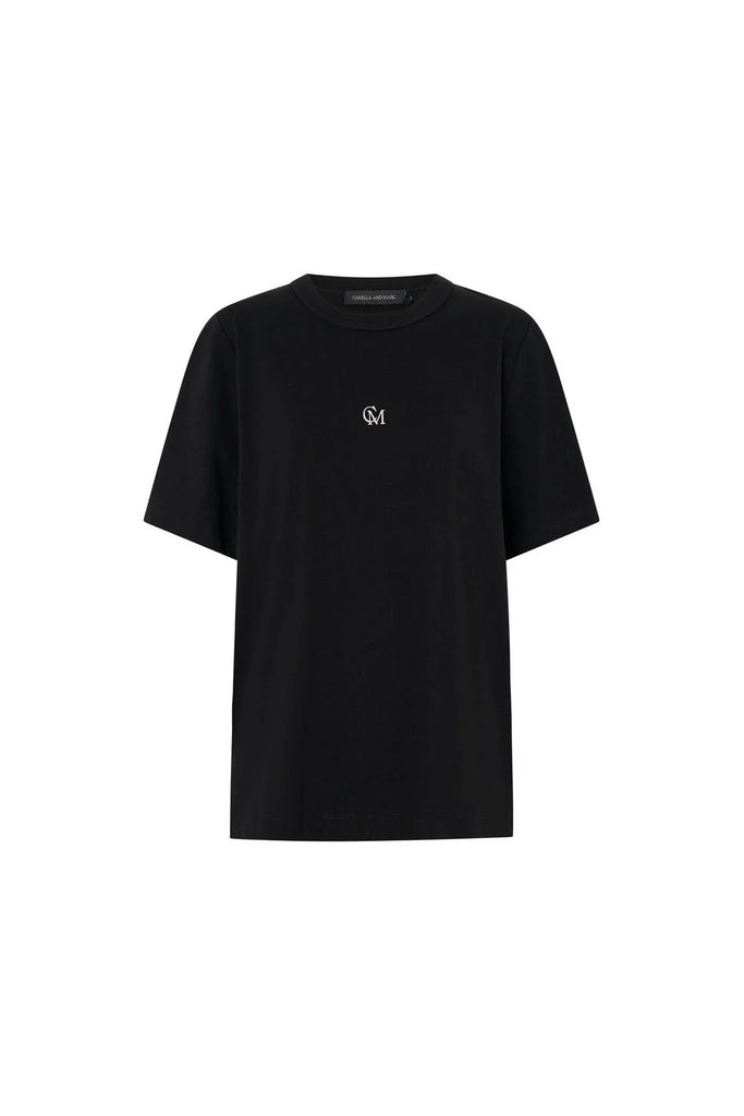 Lyra Logo Cotton Tee (Black)