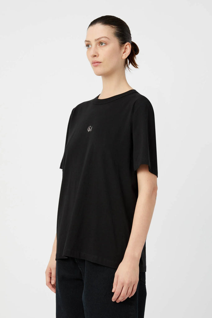 Lyra Logo Cotton Tee (Black)