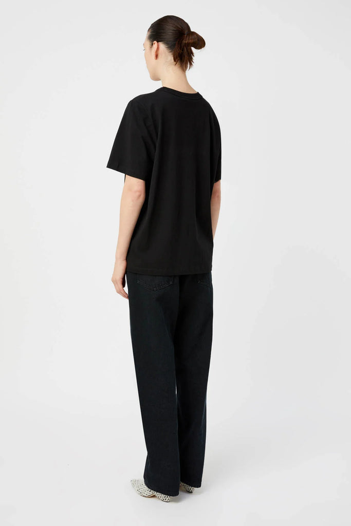Lyra Logo Cotton Tee (Black)
