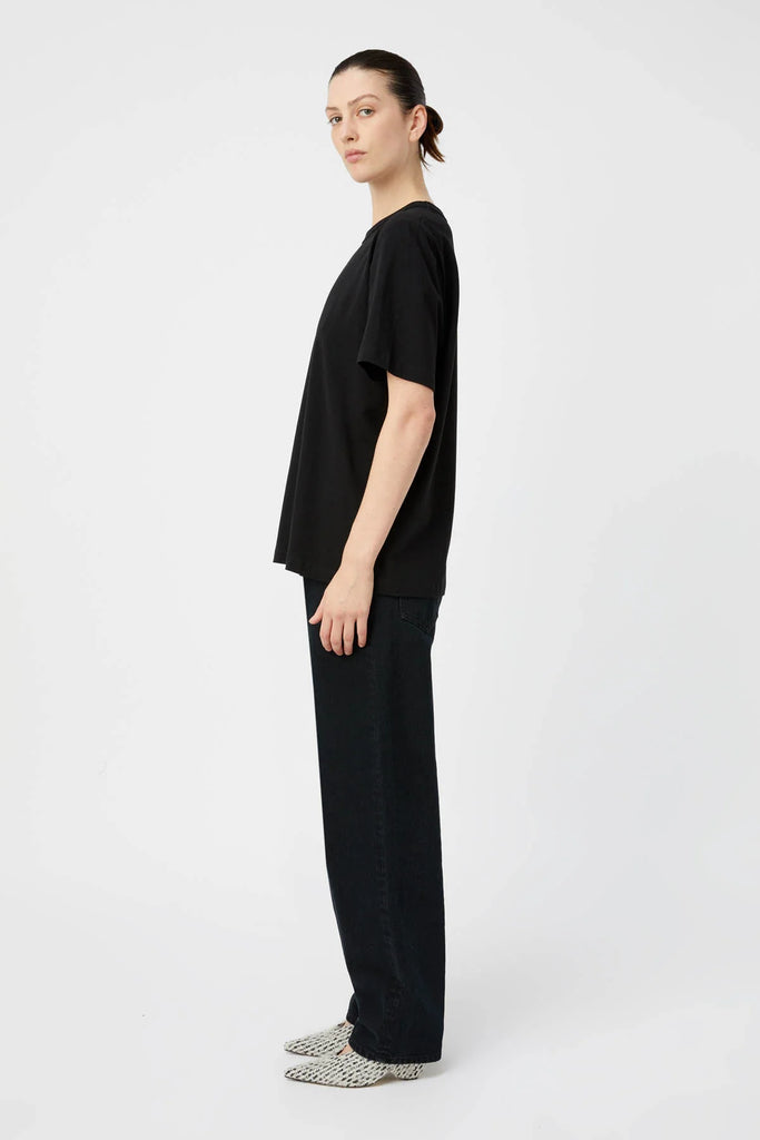 Lyra Logo Cotton Tee (Black)