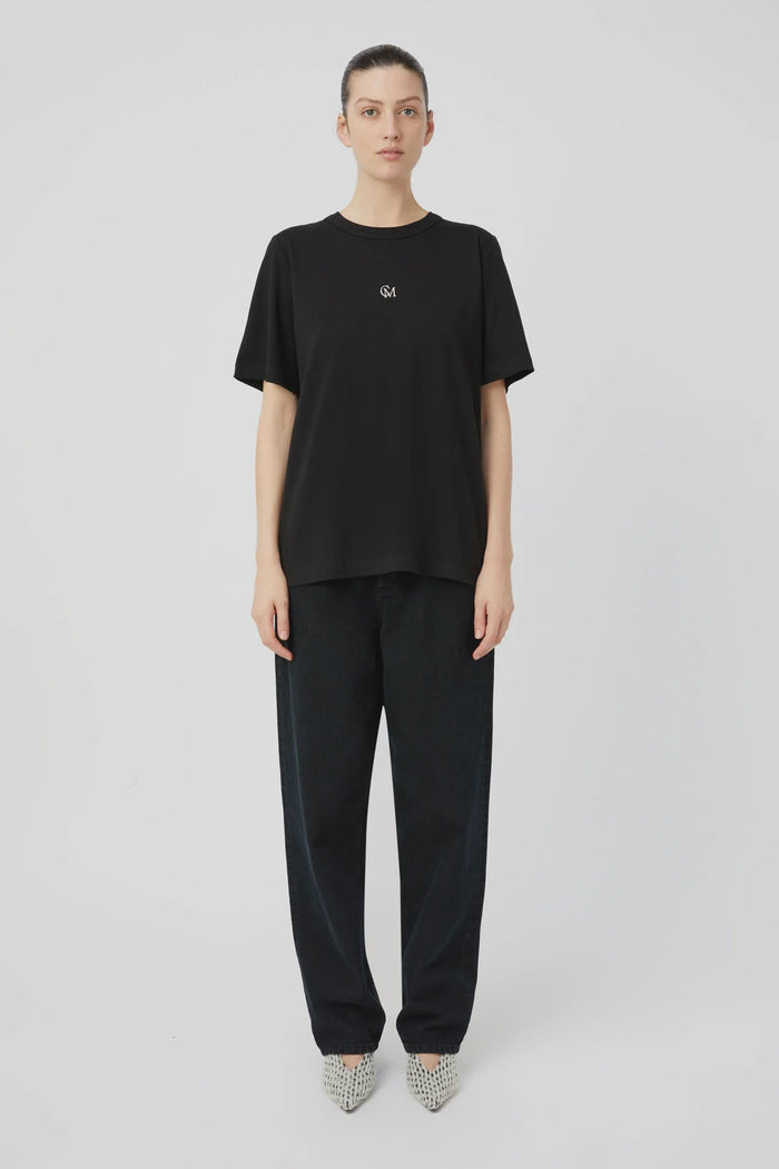 Lyra Logo Cotton Tee (Black)