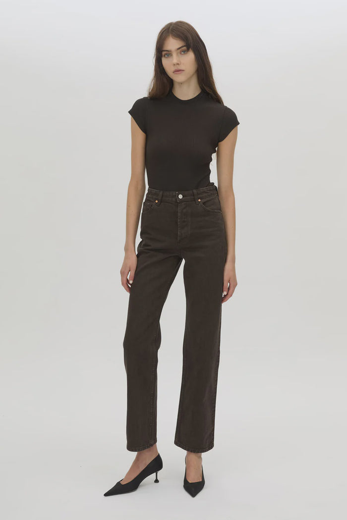 Raha Rib Bodysuit (Espresso)