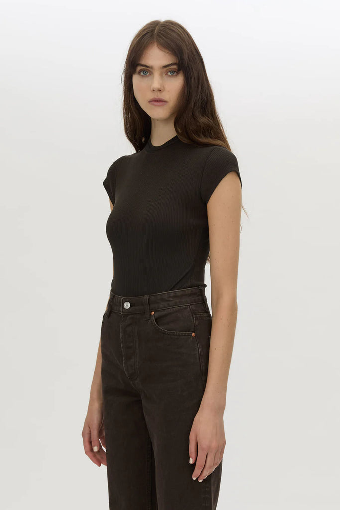 Raha Rib Bodysuit (Espresso)