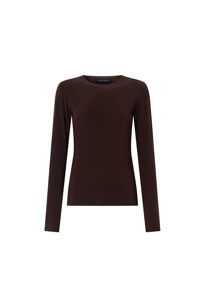Saint Long Sleeve Top (Almandine Burgundy)