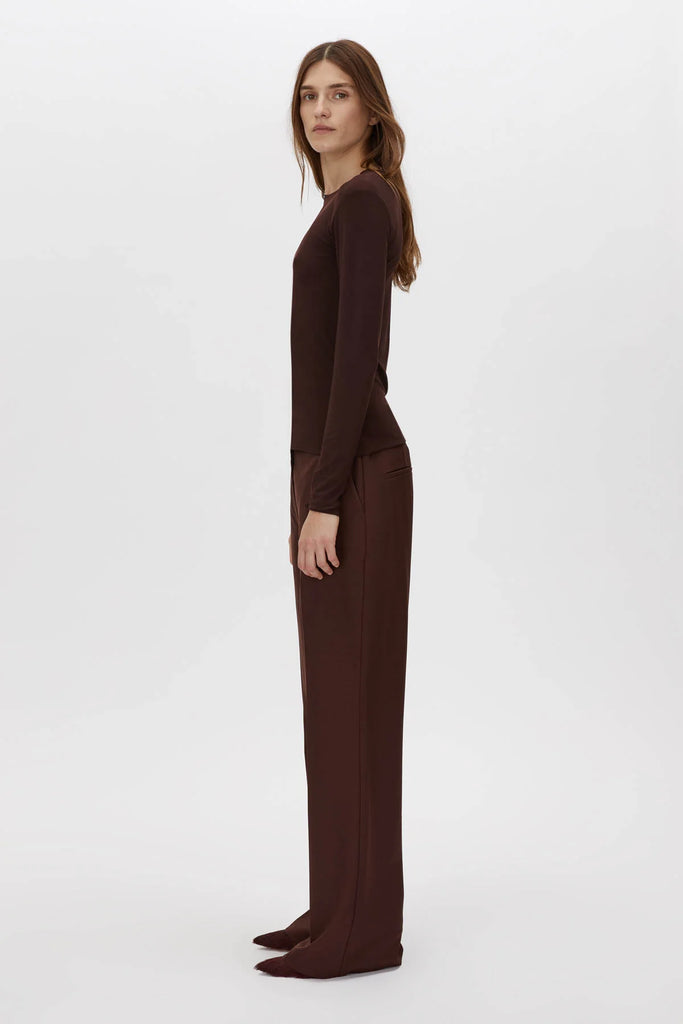 Saint Long Sleeve Top (Almandine Burgundy)