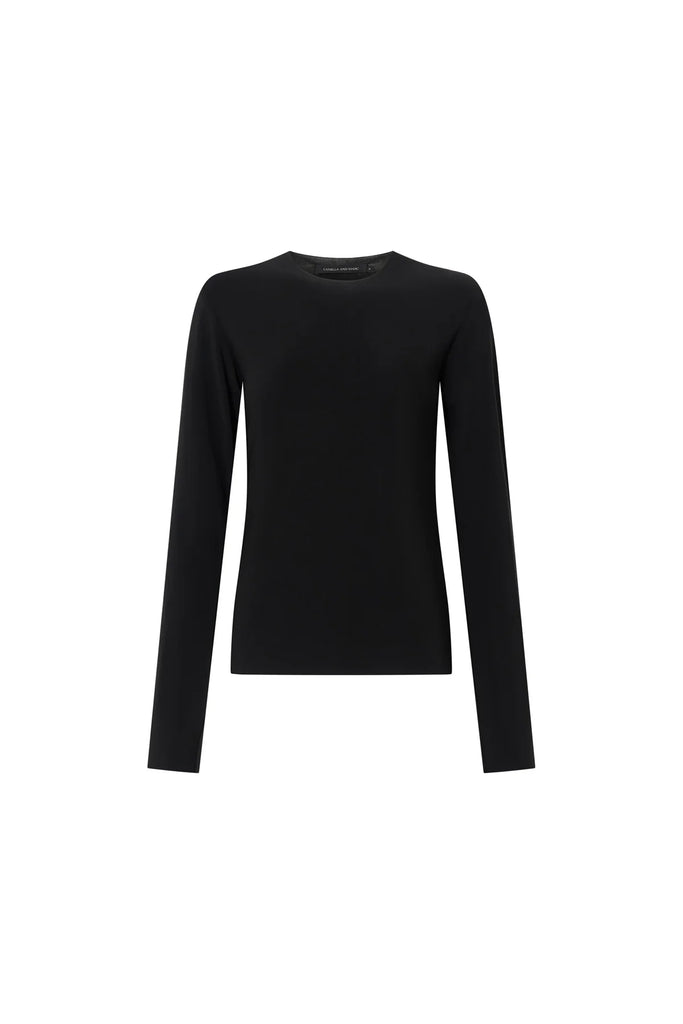 Saint Long Sleeve Top (Black)