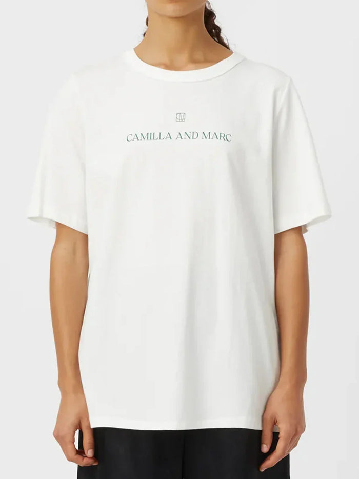 C&M Grayson Tee (Soft White/Black)