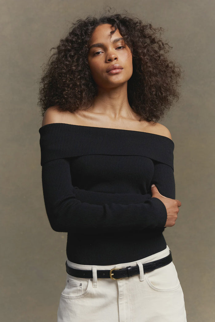 Assembly Label Cari Off-Shoulder Merino Wool Top