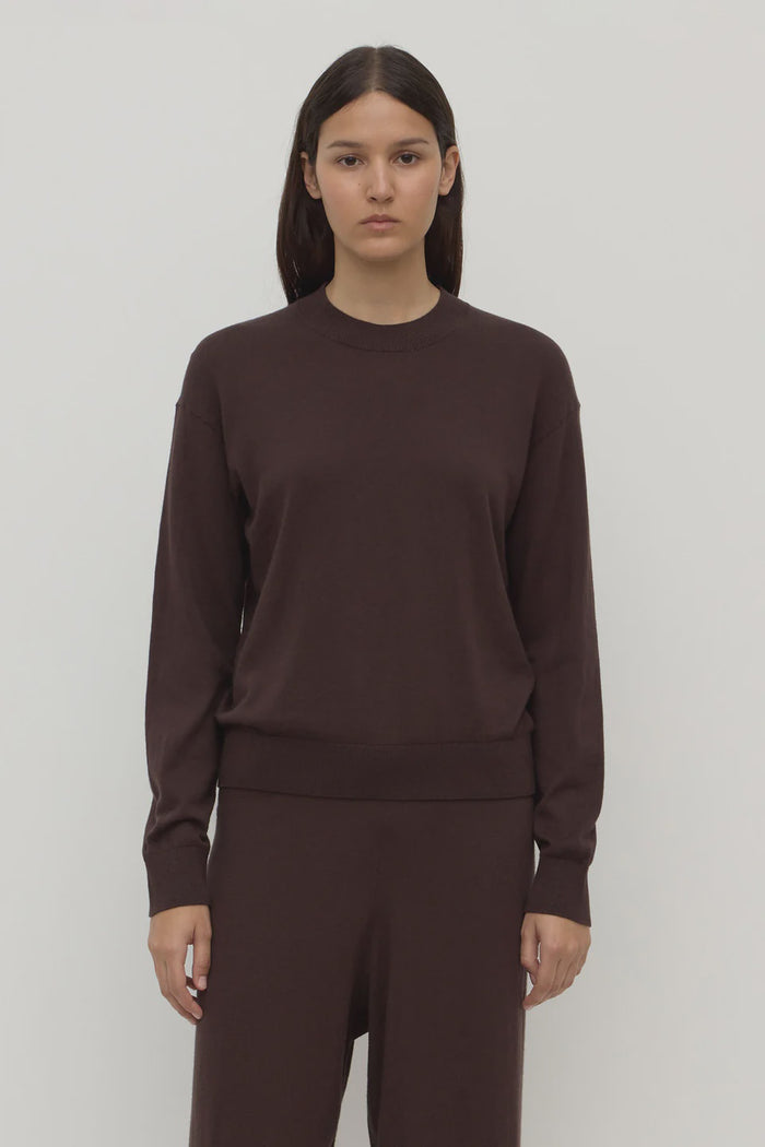 Cotton Cashmere Sweater (Ganache)