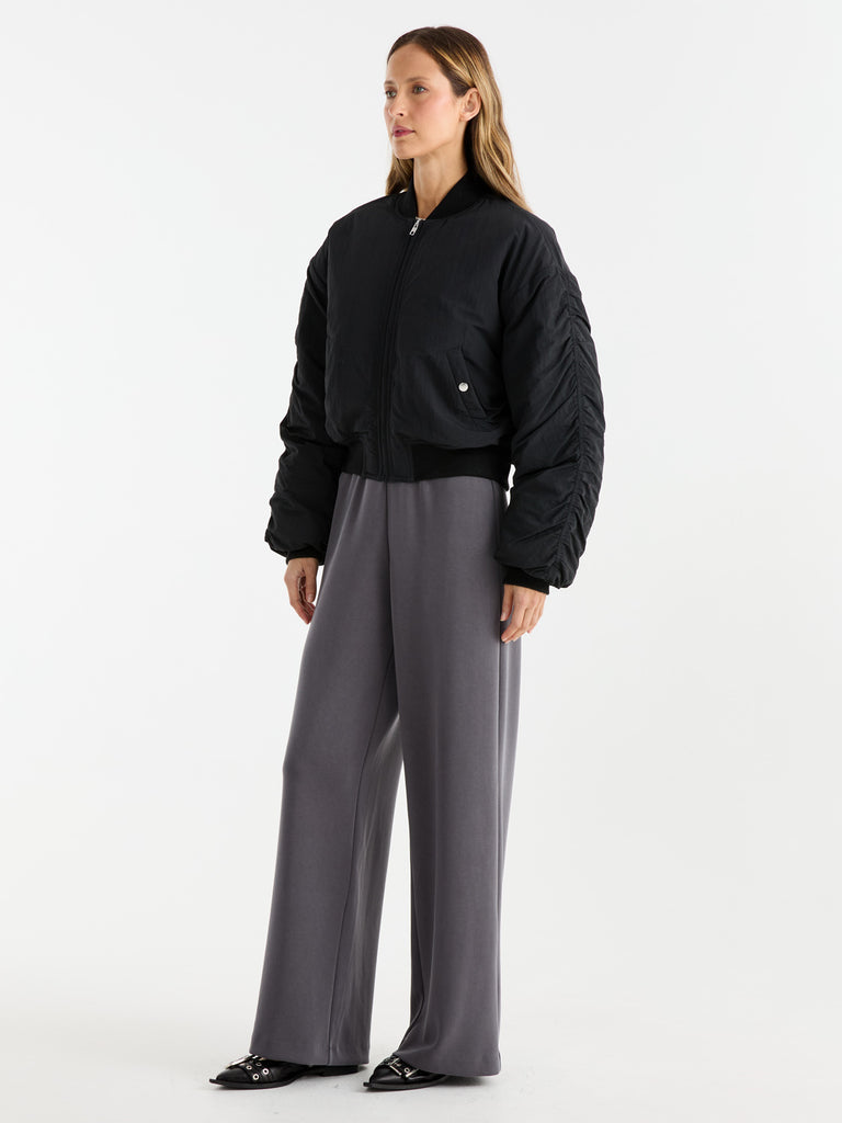 Lulu Bomber Jacket (Black)