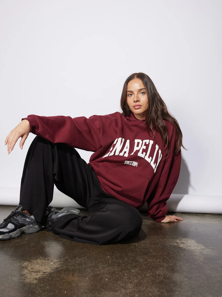 Varsity Hoodie (Burgundy)