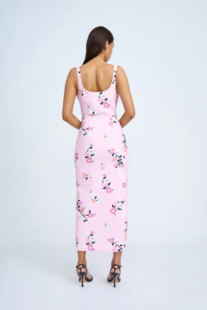 By Johnny Floral Romance Midi Dress