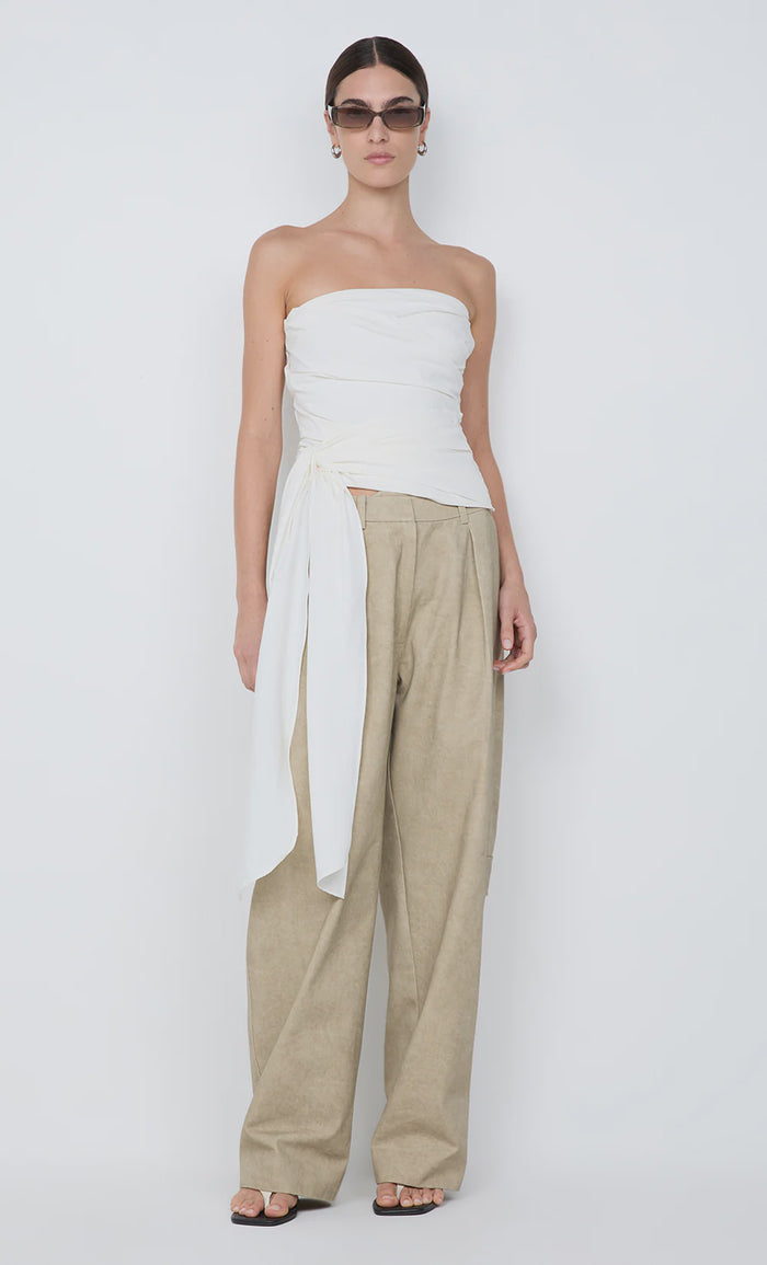 Belle Strapless Top (Ivory)