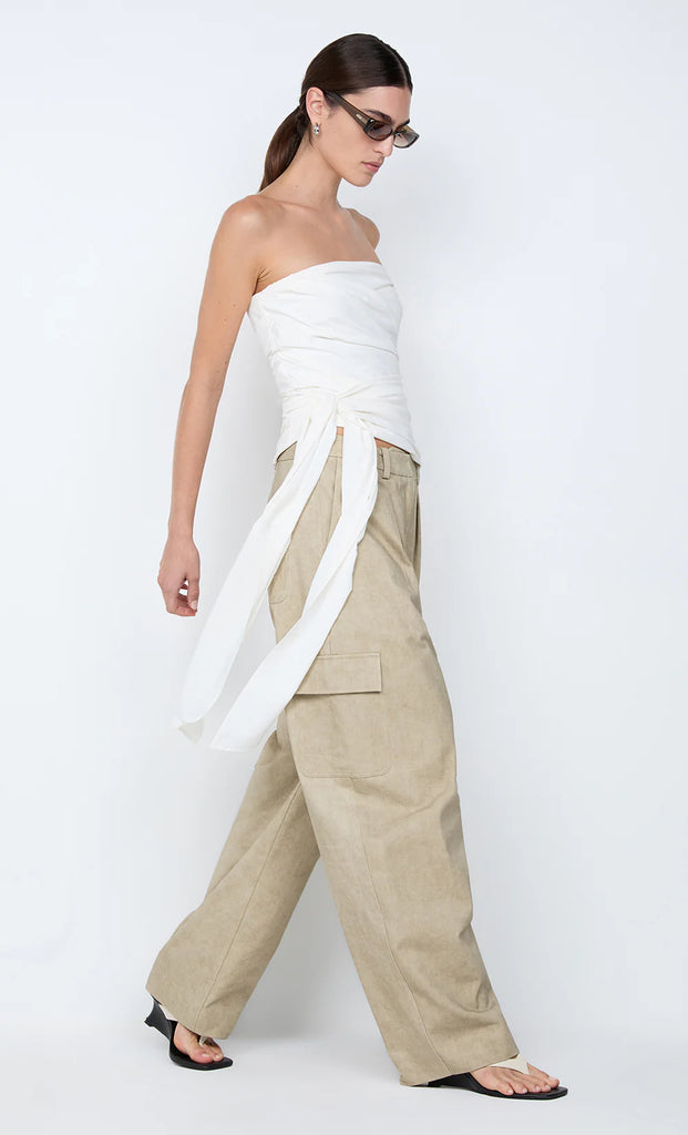 Belle Strapless Top (Ivory)
