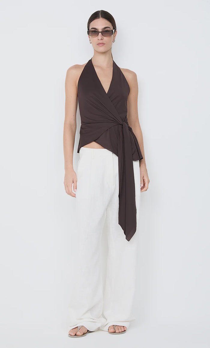 Mia Halter Top (Dark Chocolate)