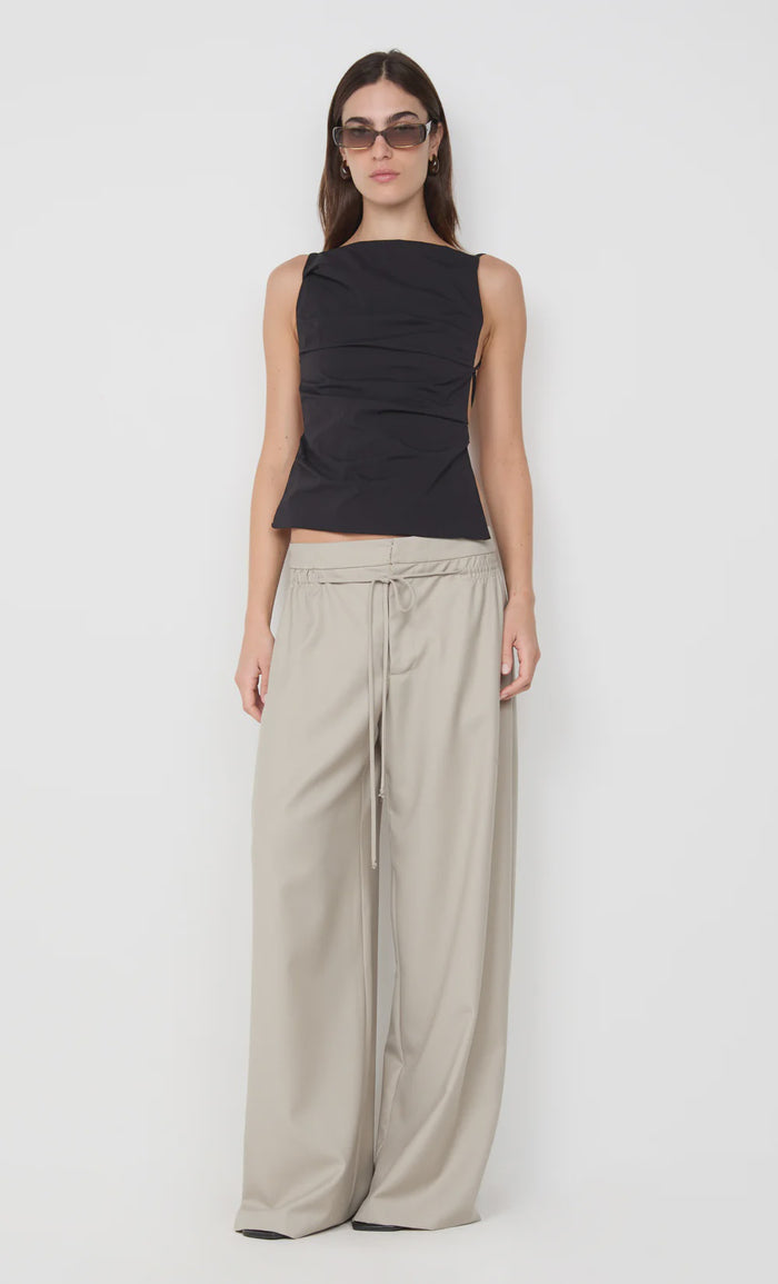 Allira Tie Top (Black)