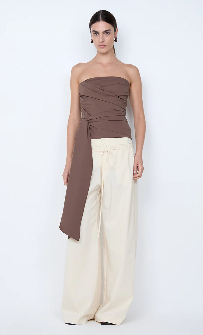 Belle Strapless Top (Milk Chocolate)
