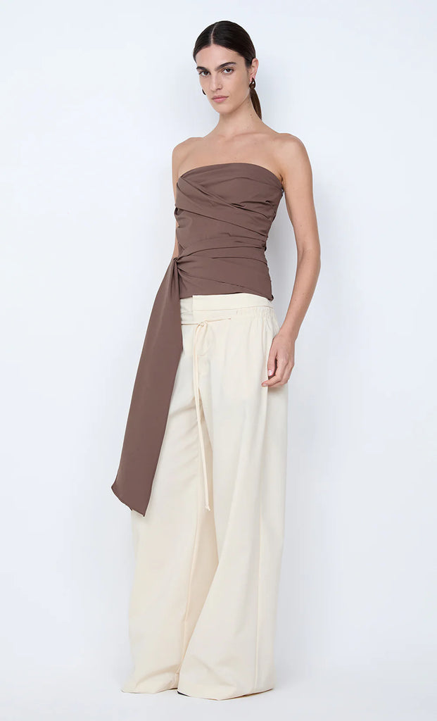 Belle Strapless Top (Milk Chocolate)