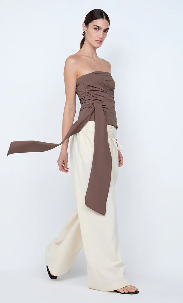 Belle Strapless Top (Milk Chocolate)