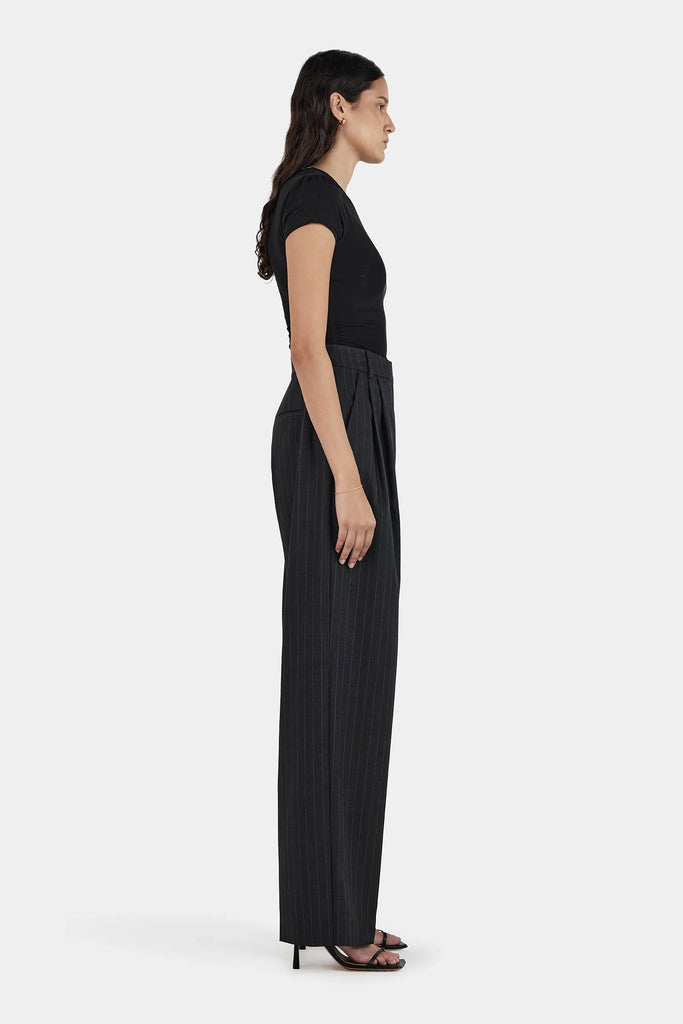 Hansen & Gretel Hamilton Suit Pant (Charcoal Stripe)