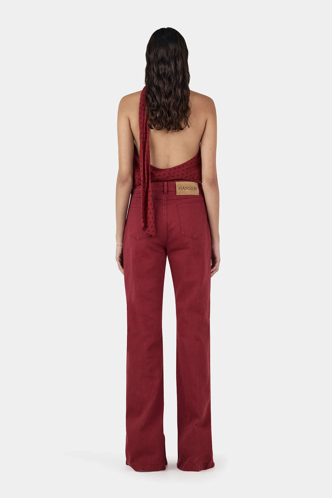 Hansen & Gretel Harper Halter Top (Samba Polka)