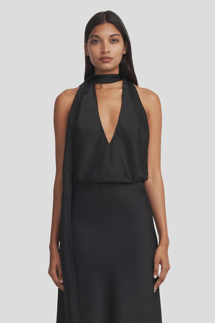 Harper Halter Top (Black)