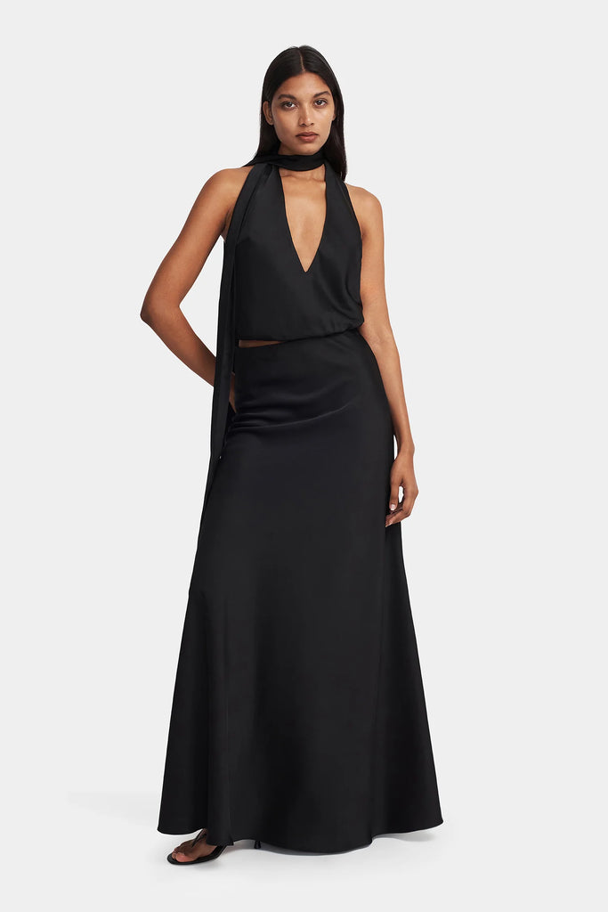 Harper Halter Top (Black)