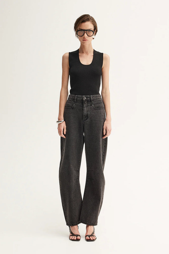 Chelsea Denim Jean (Black)