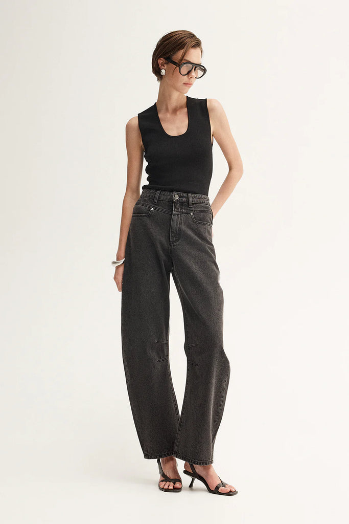 Chelsea Denim Jean (Black)