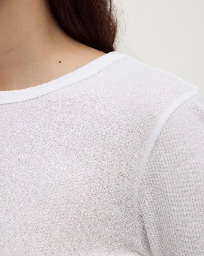 Zali Long Sleeve Tee (White)