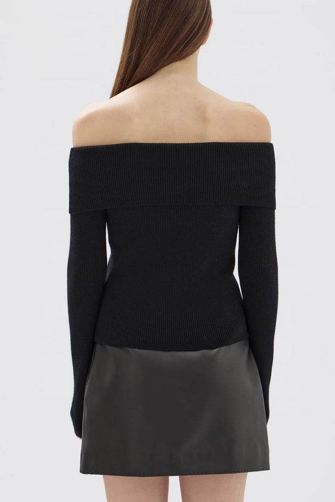 Assembly Label Cari Off-Shoulder Merino Wool Top