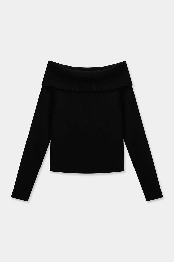 Assembly Label Cari Off-Shoulder Merino Wool Top