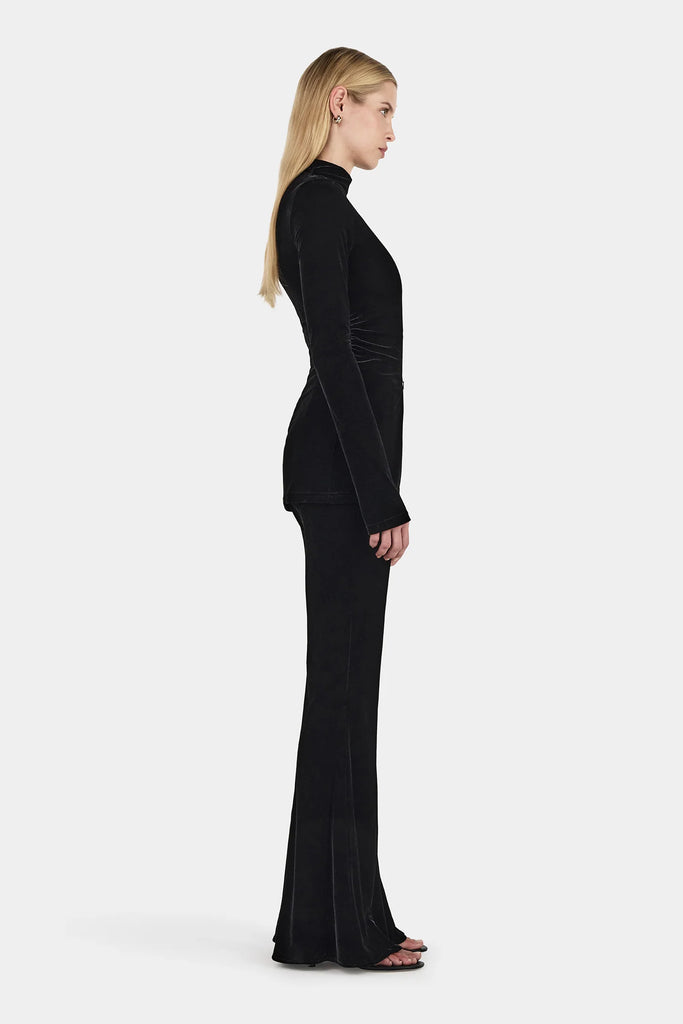 Iris Velvet Top (Black)