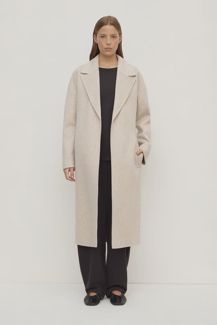 Ivy Wool Coat (Oat Marle)