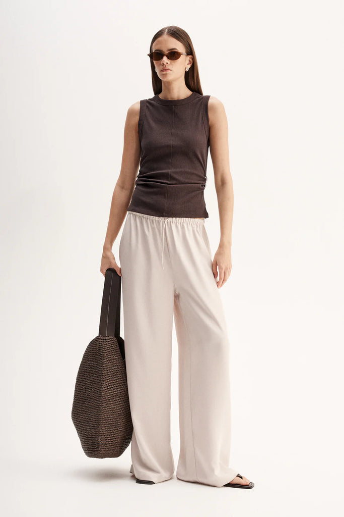 Charlie Brown Rib Top (Chocolate)