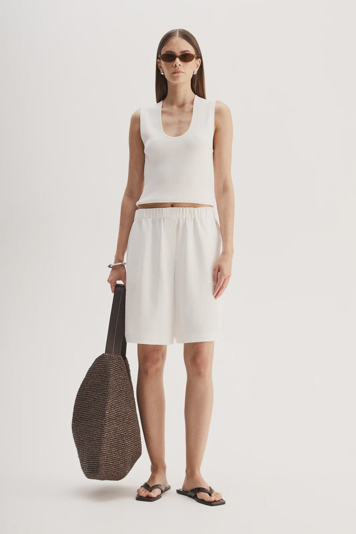 Hayes Knit Top (White)