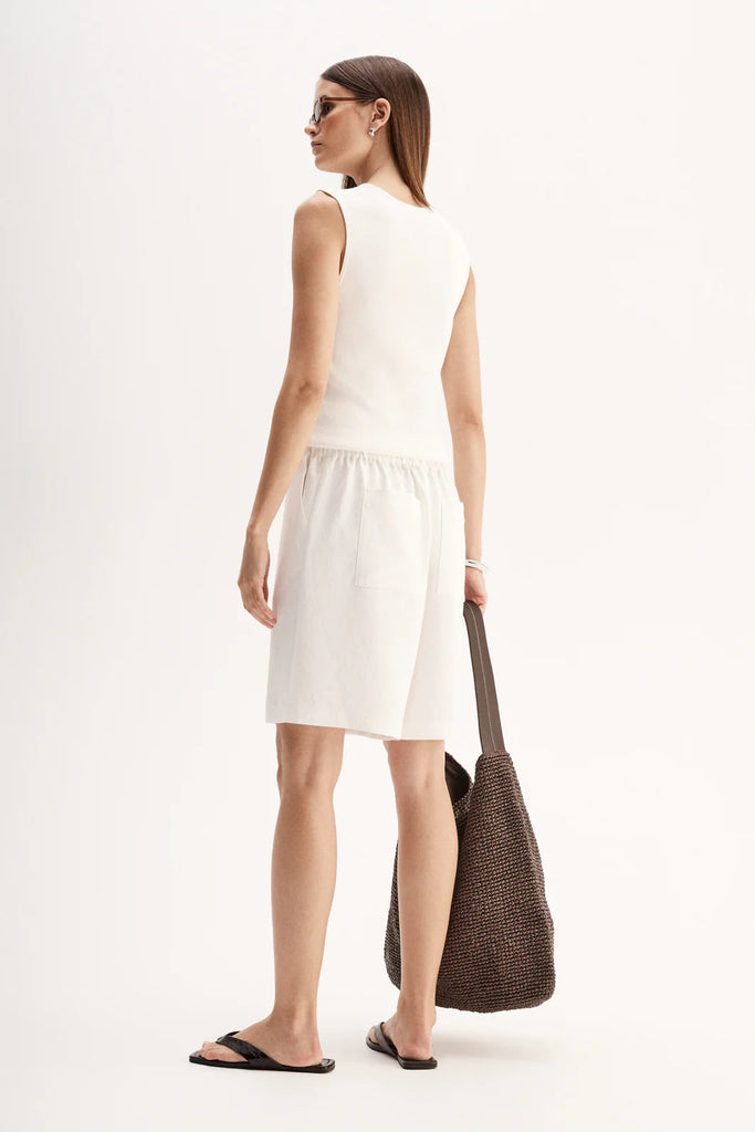 Hayes Knit Top (White)