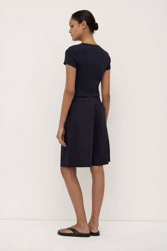 Linley Rib Tee (True Navy)