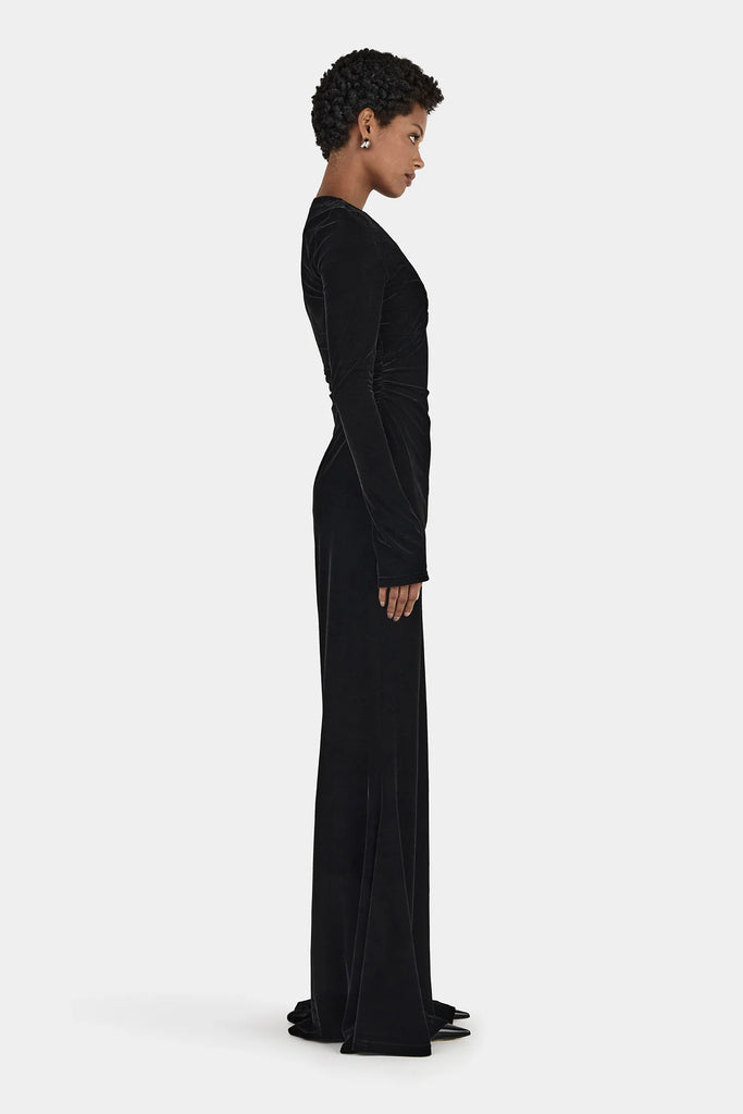 Murah Velvet Drees (Black)