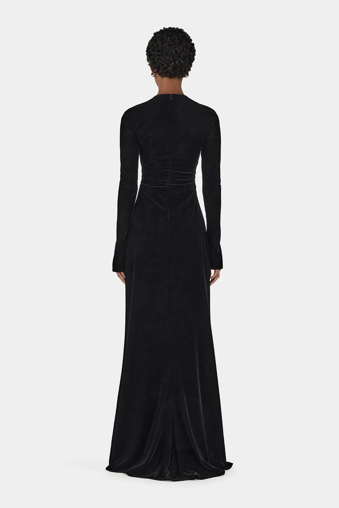 Murah Velvet Drees (Black)