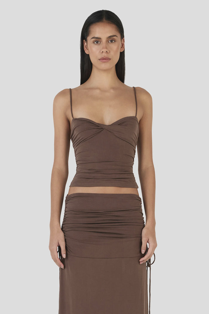 Norina Top (Chocolate)