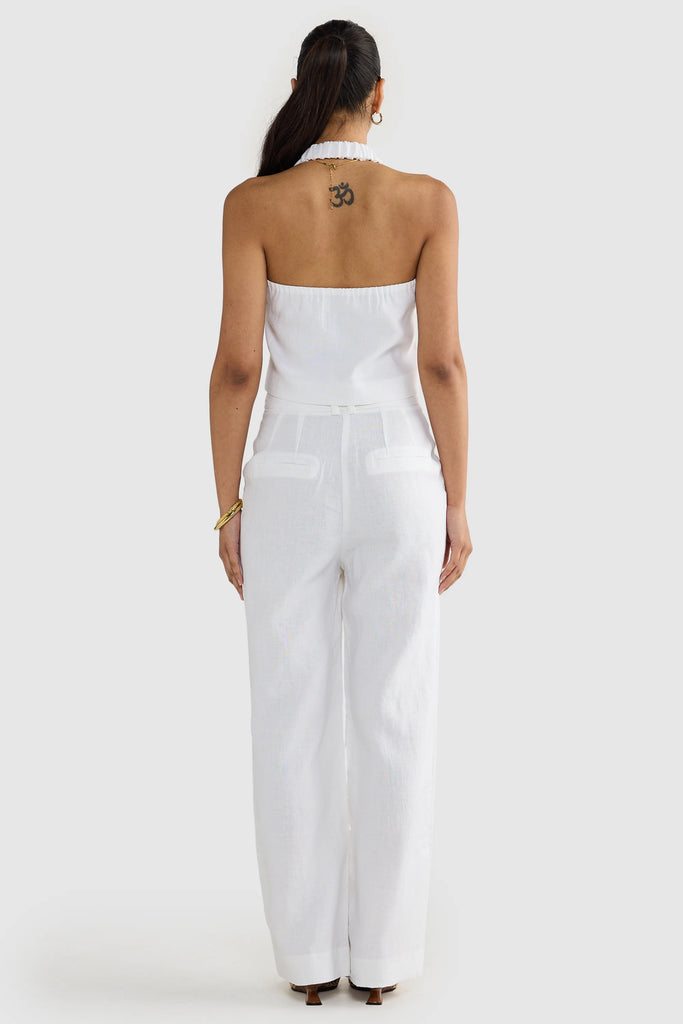 ORTC Savannah Linen Pant (White)