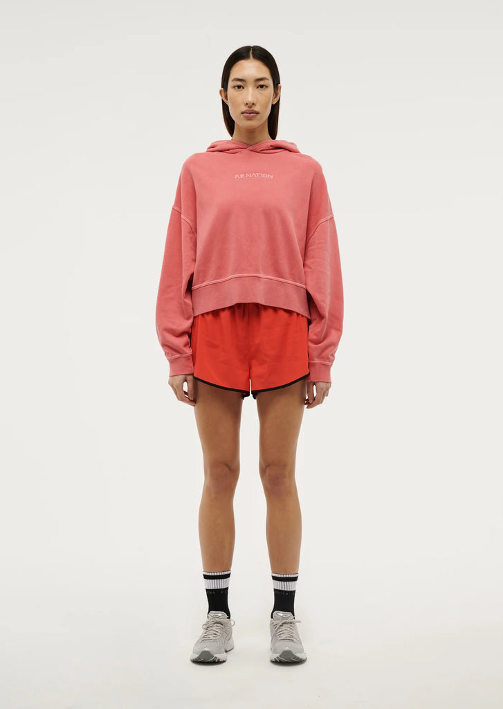 PE Nation Transition Hoodie (Washed Poppy Red)