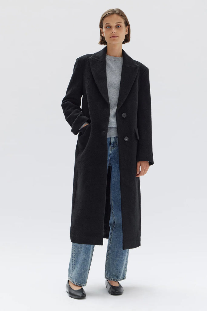 Assembly Label Ricki Wool Blend Coat (Black)