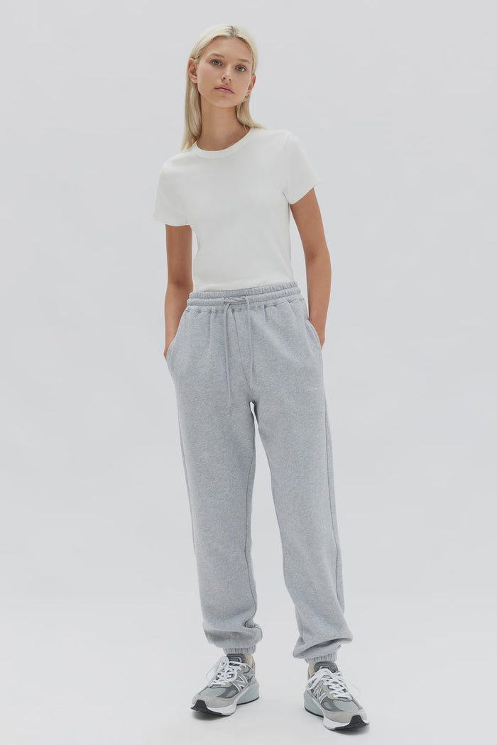 Assembly Label Rosie Fleece Track Pant (Grey Marle)