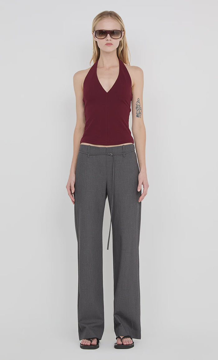 Bec & Bridge Ione Halter Top (Plum)