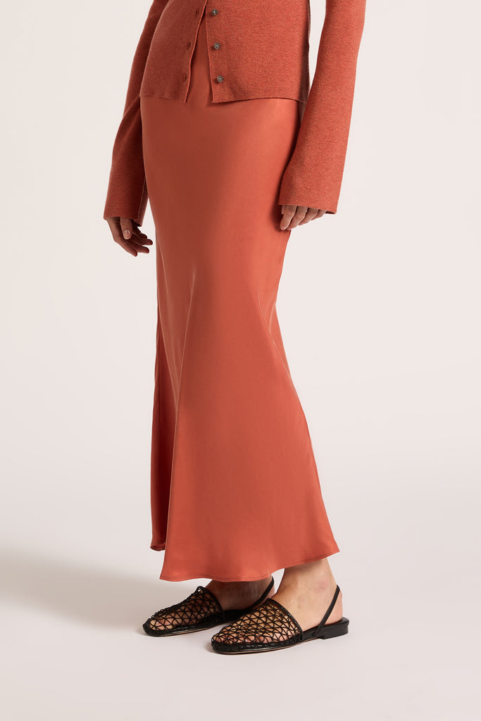 Nude Lucy Lea Cupro Skirt (Rose)