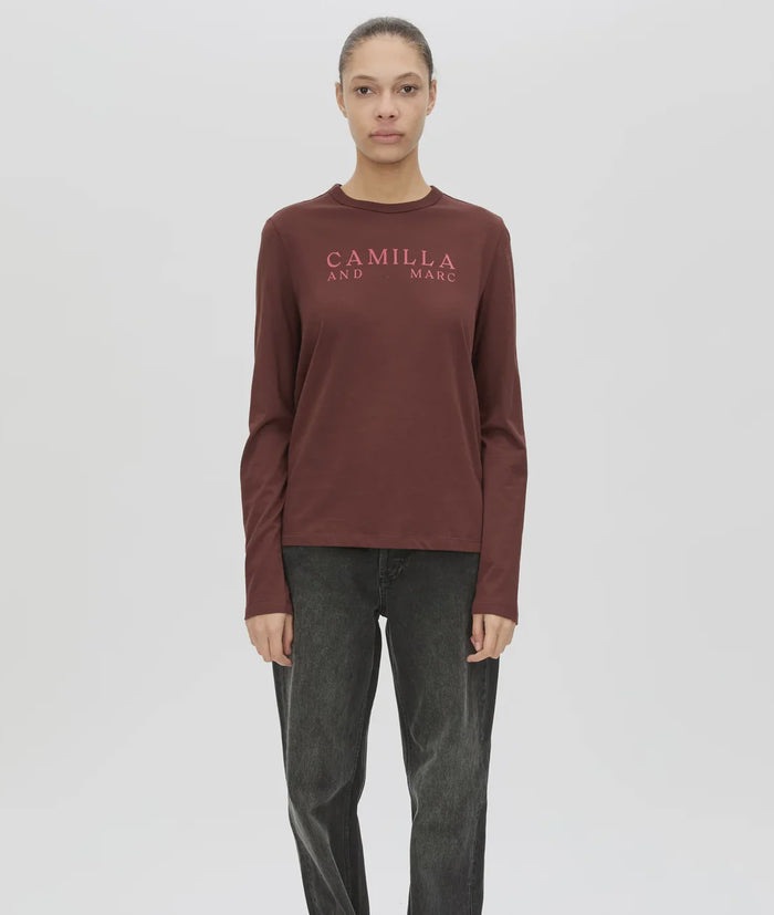 Era L/S Graphic Tee (Burgundy)