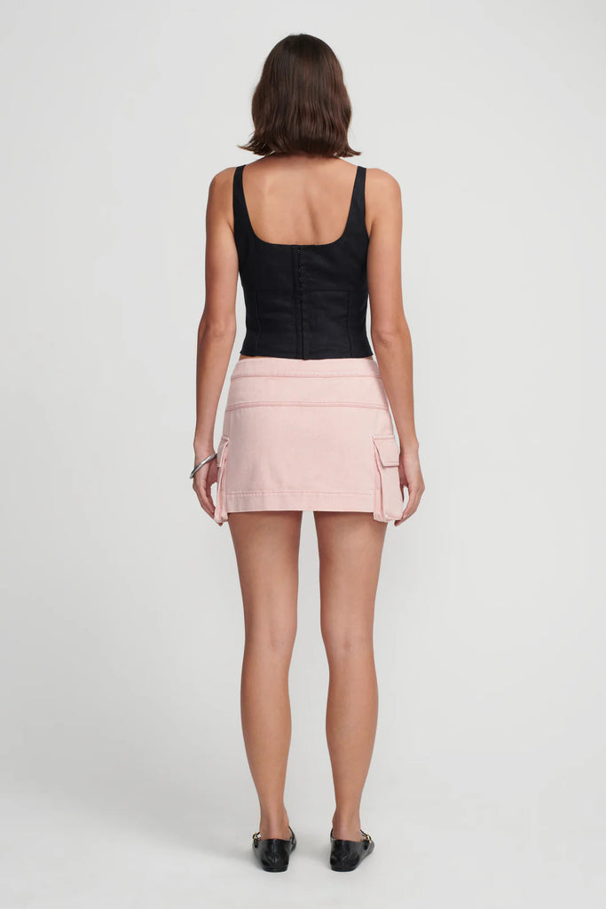 Hansen & Gretel Ollie Denim Skirt (Blush)